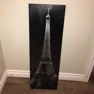 Bedazzled canvas Eiffel Tower
